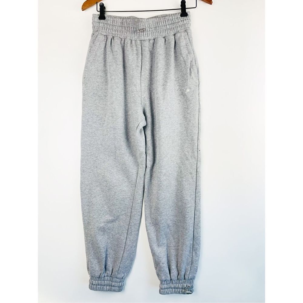For Love & Lemons Women's Drawstring Jogger Sweatpants Gray Size Small - Picture 2 of 6